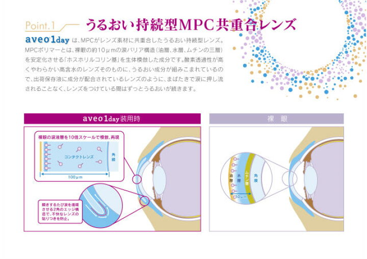 楽天市場 あす楽 アベオ ワンデー 2箱 レンズドロップ 1箱 コンタクトレンズ 次世代素材 1箱30枚入 両眼1ヵ月分 Aveo コンタクト コンタクトレンズ通販のグランプリ