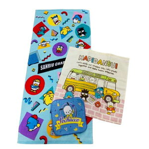 サンリオ 福袋 タオル福袋 ハンカチ フェイスタオル ウォッシュタオル 3点 セット ハローキティ マイメロディ クロミ ポムポムプリン キキララ けろけろけろっぴ 福袋 キャラクター福袋 サ