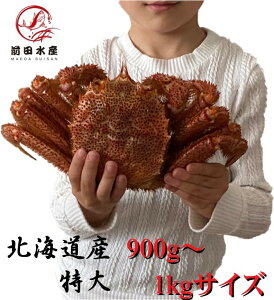 【9999円でご購入可能!枚数限定年末早割クーポン配布!】特大毛蟹 1尾(約900g〜1kgサイズ) 北海道産 ボイル 付け足 2025年4月製造新物 冷凍  お中元 お歳暮 母の日 父の日