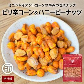 【SALE限定 10％OFFクーポン有】前田家 ピリ辛コーン＆ハニーピーナッツ チリ味ミニコーン ハニーローストピーナッツ 落花生 ビール ハイボール ワイン 晩酌 肴 おつまみ おやつ 宅飲み 家庭用 メール便 MAEDAYA 1000円ポッキリ 送料無料