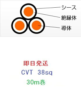 ���������@CVT38SQx3C�@30m�� �d���@�P�[�u���@CVT38�@���[�J�[���C��