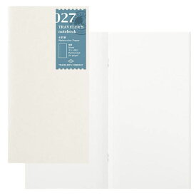 トラベラーズノート リフィル 水彩紙 027 14401 レギュラー スタンダードサイズ TRAVELER'S Notebook 日本製