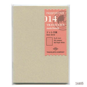 gx[Ym[g tB pX|[gTCY 014 hbg Dot Grid Refill 14405 TRAVELER'S Notebook {