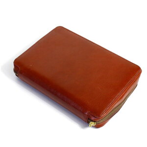 システム手帳 バイブル 本体 聖書サイズ 6穴 B6対応 ラウンドファスナー式 リフィルセット付 本革 牛革 高級 DB3004