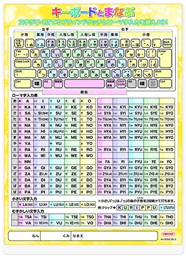 キーボードの配列やローマ字入力が学べる下敷き 共栄プラスチック キーボード下敷き B5 パソコンのキーボードの配列を暗記する 学習したじき ローマ字入力 プラスチック00 B5 5 小学生 授業 高級品市場