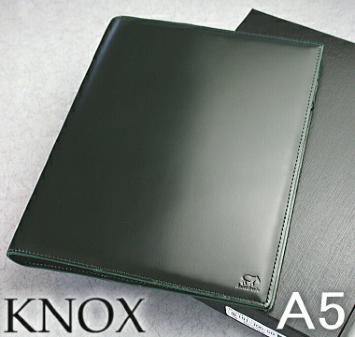 楽天市場】KNOX ノックス ラスター グリーン A5 システム手帳 : 文具 
