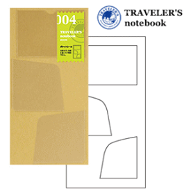 トラベラーズノート　リフィル　ポケットシール 004/TRAVELER'S Notebook 14248