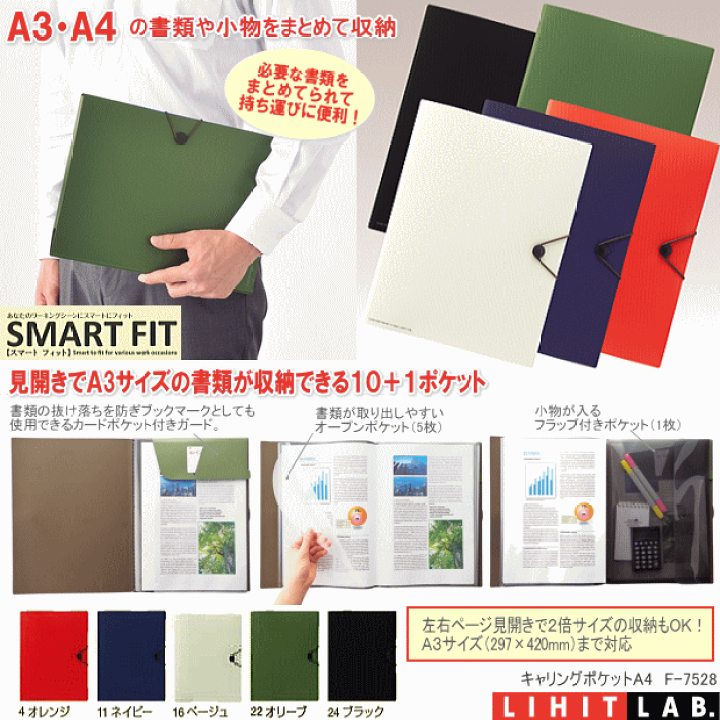 楽天市場】キャリングポケット A4 書類ケース : 文具マーケット