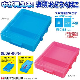 【楽天1位】小学校　お道具箱　学校机の引き出しとして使用可能 プラスチック製 小学生 新入学 クツワ BX018