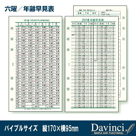 システム手帳 リフィル 2024年六曜/年齢早見表 ダ・ヴィンチ DR2428 レイメイ藤井