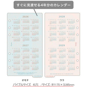 VXe蒠 J_[tB 2026N-2029N oCuTCY 6 fRi HWR26006 킢p