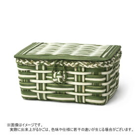 かご 手作りキット 蓋つきミニバスケット クラフトバンド レシピ付き 初心者OK 小物入れ かご編みキット ハンドメイド ストライプ柄 プレゼント　手芸用紙バンド　作り方説明書と材料　選べる18柄！　ハンドメイド キット 初心者, 簡単 手芸キット, 手作りキット 大人