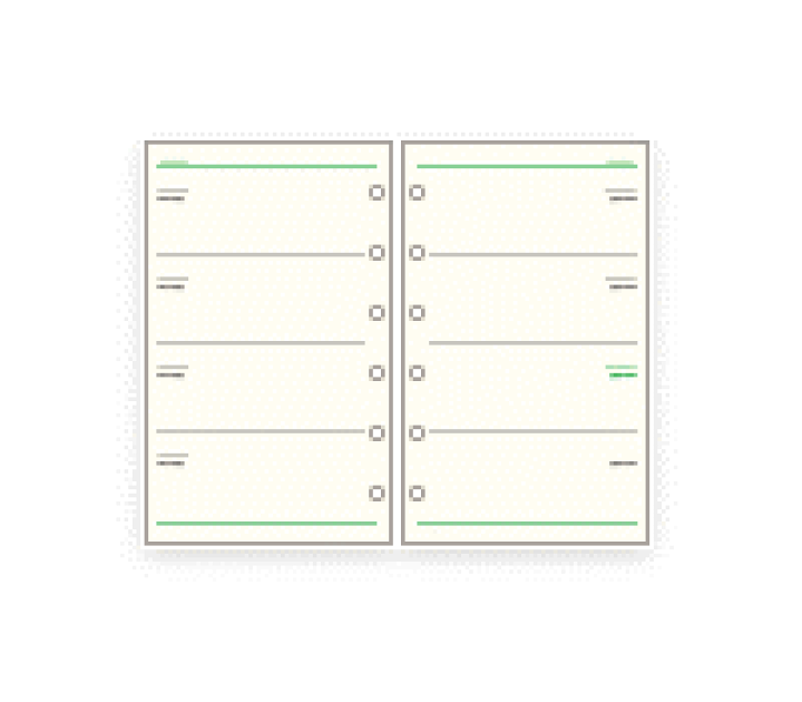 楽天市場】システム手帳 リフィル ミニ6穴 フリーウィクリー
