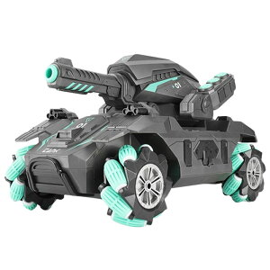 ラジコン 戦車 ジェスチャー操作 おもちゃ 子供 RC戦車 オフロード 送料無料 USB 充電式 2.4GHz無線 水弾 発射 ライト 対戦可能 ライト コントローラー 室内 室外 水爆弾タンク ラジコンカー 車