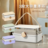【一部商品特価】救急箱 おしゃれ 大容量 薬箱 北欧風 シンプル おしゃれ 薬箱 3段収納 薬ケース 仕切り…