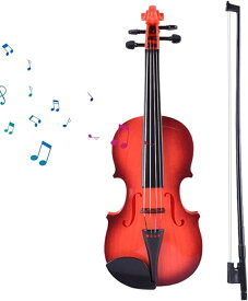 子供用バイオリン ケース付きバイオリン楽器ミニチュアレプリカ 初心者に非常に適した ミニバイオリンミニチュア 学生や3～5歳の子供へのギフト さまざまな音符の演奏方法を学ぶのに最適です