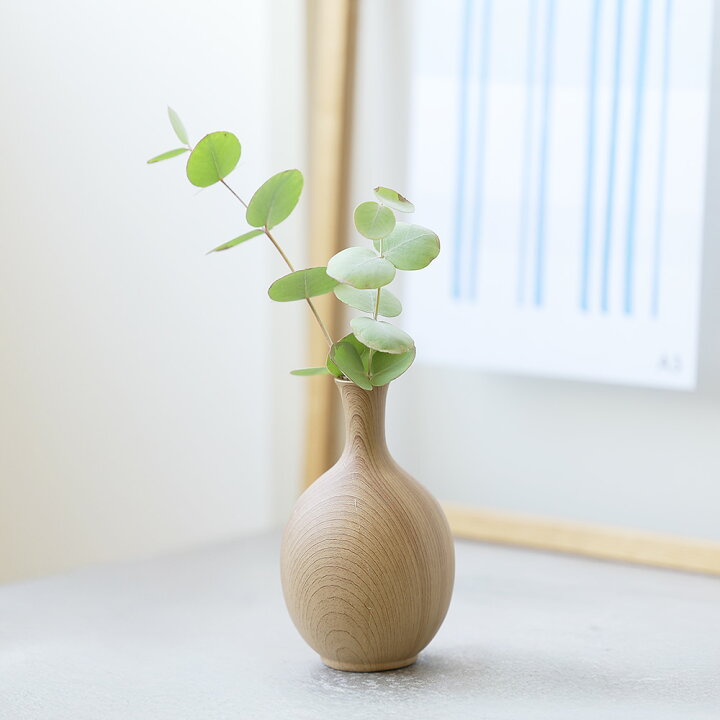 楽天市場】木の模様 プリント 陶器製 一輪挿し 花瓶 フラワーベース 
