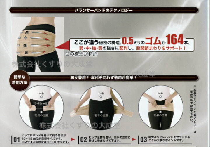 楽天市場】15時までのご注文当日発送 バランサーバンド Lサイズ 1枚 
