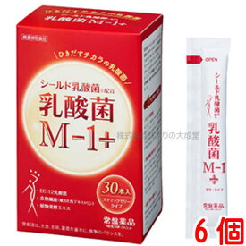 13時までのご注文【あす楽対応】 乳酸菌M-1+ 10g30本 6個 常盤薬品