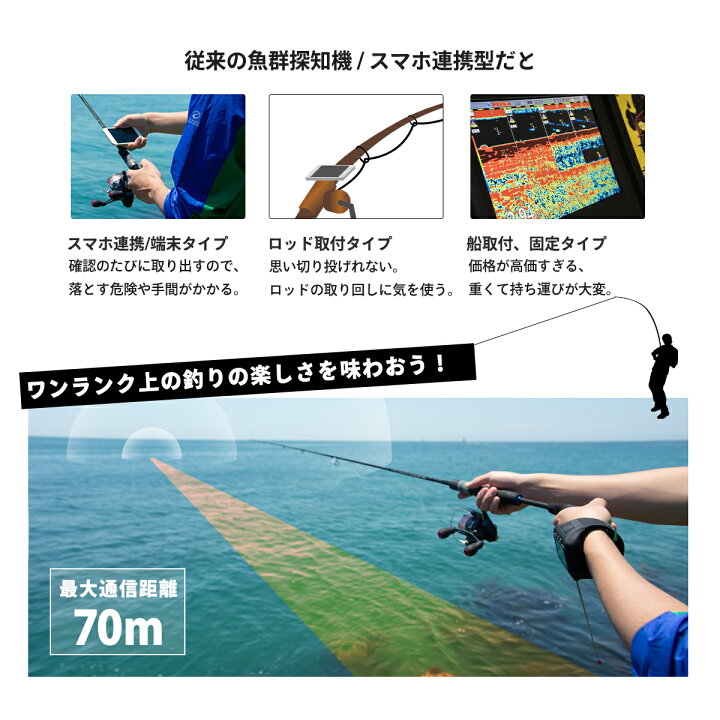 楽天市場 Magcruise日本正規代理店品 １年保証 ぎょぎょウォッチ ウェアラブルスマート 魚群探知機 時計型 ワイヤレス 魚探 Lucky ワカサギ 陸っぱり カヌー ルアー 湖釣り ヘラブナ Mag Cruise公式ストア