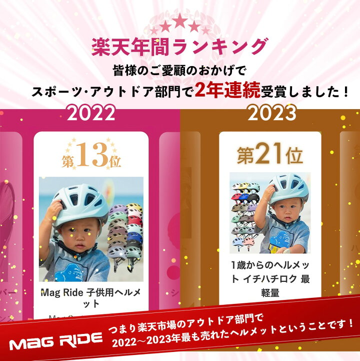 楽天市場】【2年連続年間ランキング受賞】ヘルメット 子供 自転車 返品  