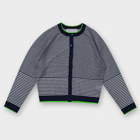 I wonder if.../【手洗い可】ボーダー配色シアーカーディガン[全2色]ginzamaggy 銀座 マギー 銀座maggy MAGGY ギンザマギー ぎんざまぎー 送料無料 トレンド レディース ファッション 20代 30代 40代 プレゼント ギフト ラッピング無料