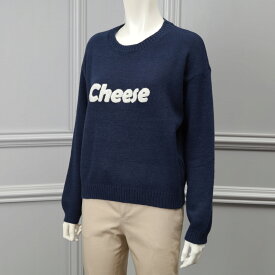 pool studio alivier/Cheese ロゴ ニットプルオーバー[全3色]ginzamaggy 銀座 マギー 銀座maggy MAGGY ギンザマギー ぎんざまぎー 送料無料 トレンド レディース ファッション 20代 30代 40代 プレゼント ギフト ラッピング無料 sale SALE セール