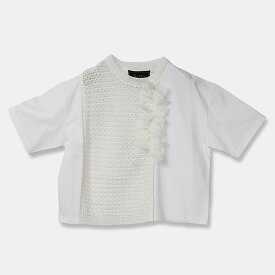 OfSTYLE/【手洗い可】ドッキング リボンTシャツ[全2色]ginzamaggy 銀座 マギー 銀座maggy MAGGY ギンザマギー ぎんざまぎー 送料無料 トレンド レディース ファッション 20代 30代 40代 プレゼント ギフト ラッピング無料