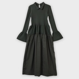 I wonder if.../【手洗い可】フィット＆フレア 2WAY ニットワンピース[全3色]ginzamaggy 銀座 マギー 銀座maggy MAGGY ギンザマギー ぎんざまぎー 送料無料 トレンド レディース ファッション 20代 30代 40代 プレゼント ギフト ラッピング無料