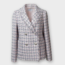 OfSTYLE/ツイード フリンジ ジャケット[ピンク]ginzamaggy 銀座 マギー 銀座maggy MAGGY ギンザマギー ぎんざまぎー 送料無料 トレンド レディース ファッション 20代 30代 40代 プレゼント ギフト ラッピング無料