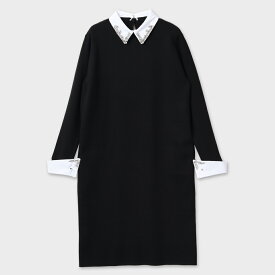 I wonder if.../【手洗い可】ビジュー ポイント ニット ワンピース[全2色]ginzamaggy 銀座 マギー 銀座maggy MAGGY ギンザマギー ぎんざまぎー 送料無料 トレンド レディース ファッション 20代 30代 40代 プレゼント ギフト ラッピング無料