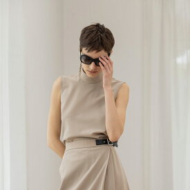 MAGGY/【手洗い可】New Standard ＆ New Basic スタンドカラー ブラウス[全2色]ginzamaggy 銀座 マギー 銀座maggy MAGGY ギンザマギー ぎんざまぎー 送料無料 トレンド レディース ファッション 20代 30代 40代 プレゼント ギフト ラッピング無料 sale SALE セール
