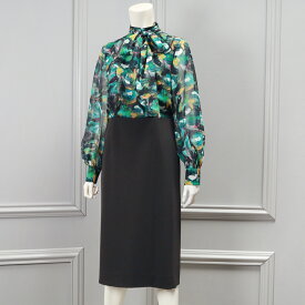 MAGGY/New Standard ＆ New Basic ドッキング ワンピース[全2色]ginzamaggy 銀座 マギー 銀座maggy MAGGY ギンザマギー ぎんざまぎー 送料無料 トレンド レディース ファッション 20代 30代 40代 プレゼント ギフト ラッピング無料