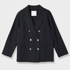 PLATINE/PLATINE ミラノ リブ ダブル ジャケット[ネイビー]ginzamaggy 銀座 マギー 銀座maggy MAGGY ギンザマギー ぎんざまぎー 送料無料 トレンド レディース ファッション 20代 30代 40代 プレゼント ギフト ラッピング無料