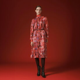 PLATINE/【手洗い可】PLATINE チェック プリント シャツ ワンピース[全2色]ginzamaggy 銀座 マギー 銀座maggy MAGGY ギンザマギー ぎんざまぎー 送料無料 トレンド レディース ファッション 20代 30代 40代 プレゼント ギフト ラッピング無料 sale SALE セール