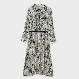 OfSTYLE/【手洗い可】ジオメトリック 2WAY ベルト付き フリル ネック ワンピース[全2色]ginzamaggy 銀座 マギー 銀座maggy MAGGY ギンザマギー ぎんざまぎー 送料無料 トレンド レディース ファッション 20代 30代 40代 プレゼント ギフト ラッピング無料 sale SALE セール
