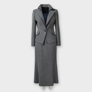 中古】ignes /PIACENZA MAGGY 銀座マギー カシミヤ テーラード 