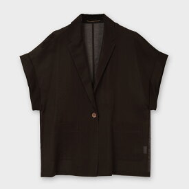 PLATINE/【手洗い可】PLATINE Sheer cotton フレンチスリーブ ジャケット[全2色]ginzamaggy 銀座 マギー 銀座maggy MAGGY ギンザマギー ぎんざまぎー 送料無料 トレンド レディース ファッション 20代 30代 40代 プレゼント ギフト ラッピング無料 sale SALE セール
