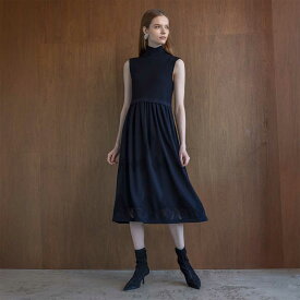 PLATINE/PLATINE Rib stretch リブ×ジャカード 切替え ニット ワンピース[全3色]ginzamaggy 銀座 マギー 銀座maggy MAGGY ギンザマギー ぎんざまぎー 送料無料 トレンド レディース ファッション 20代 30代 40代 プレゼント ギフト ラッピング無料