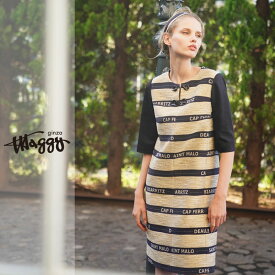 楽天市場 銀座マギー ワンピース 柄ロゴ レディースファッション の通販