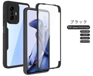 360°Sʕی Redmi Note13 Pro+ Xiaomi 11T Pro 5G P[X ONA ϏՌ Redmi Note 10 Pro 9T 12 12C ʃJo[ʕی ϋv Vv Mi 11Lite 5G PC+TPU n[hVF Xiaomi 13T 11T Pro 5GP[X obN 