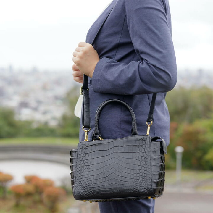 楽天市場】松屋銀座外商部厳選 クロコダイルバッグ 5色展開 最高級皮革  