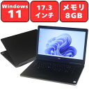 【現物画像】Dell Precision7710 第6世代 Core i7 メモリ8GB NVMe SSD256GB HDD1TB Full-HD 17.3型 17.3インチ Windows11 Pro Webカメラ 無線LAN Wi-Fi Bluetooth テンキー WPS Office付き オフィス ノートパソコン 中古パソコン 90日保証 【中古】