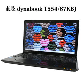 【訳あり特価】TOSHIBA 東芝 dynabook T554/67KB PT55467KBXB プレシャスブラック Core i7 メモリ8GB SSD256GB 15.6型 15.6インチ ブルーレイ Windows10 Wi-Fi Webカメラ テンキー付き 中古パソコン ノートパソコン 【中古】