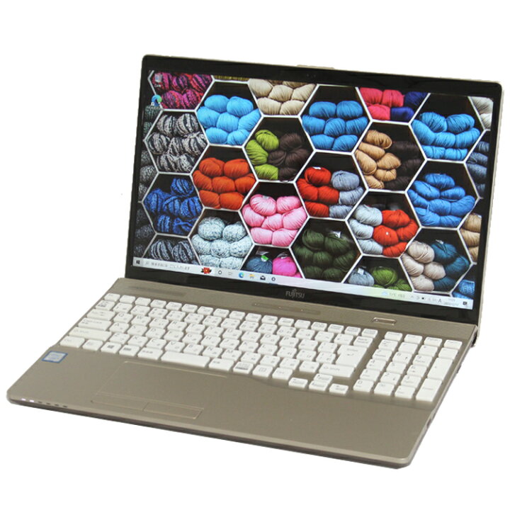 楽天市場】FUJITSU 富士通 FMV LIFEBOOK AH45/B3 FMVA45B3G シャンパン 