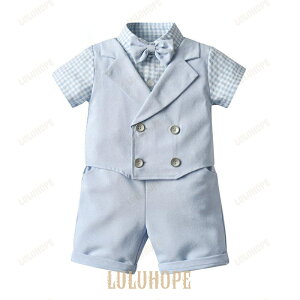 子供服 ベビー服 男の子 フォーマル スーツ ロンパース 無地 半袖 ボーイズ 子供スーツ キッズ 紳士服 結婚式 卒業式 入園式 七五三 初節句