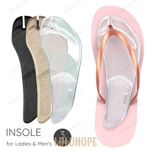 インソール トングサンダル用 中敷き クッション パッド 男女兼用 下駄 草履 擦れ予防 滑り止め 負担軽減 レディース メンズ シューアクセサリー