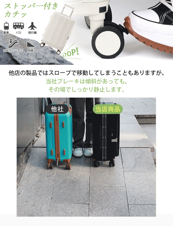 楽天市場】【魔法小屋公式】スーツケース フロントオープン 片開き