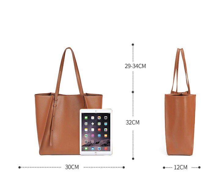 楽天市場 通勤バッグ レディース レザーショルダーバッグ 牛本革 レザーバッグ トートバッグ お仕事バッグ 春 夏 秋 冬 人気 おしゃれ 高見え 通勤 通学 革バック バック 妻 大容量インナーバッグ付き 鞄 おしゃれな 夏バッグ 魔法小屋