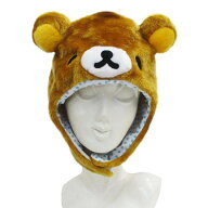 リラックマ 着ぐるみキャップ【かぶりもの 被り物 帽子 仮装 変装 着ぐるみCAP】定形外発送可1p450円 2p6…